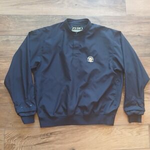 Vintage Zero Restriction Jacket Mens Medium Blue Longaberger Golf Club Pullover‎